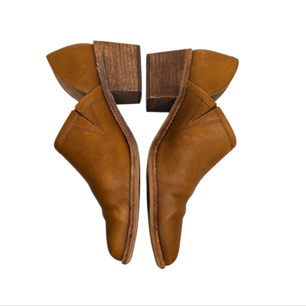 Madewell The Brady Lowcut booties in English Saddle Size 8 - Picture 3 of 7